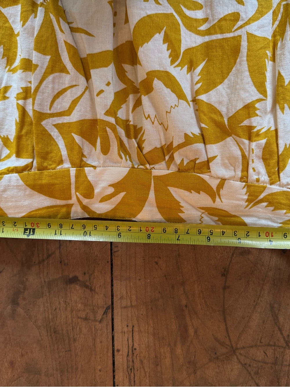 Madewell Mustard and White Floral skirt size xl and tank size small - Picture 10 of 17
